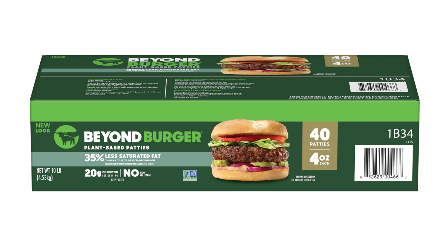 FOOD SERVICE CAJA THE BEYOND BURGER 40und/113g