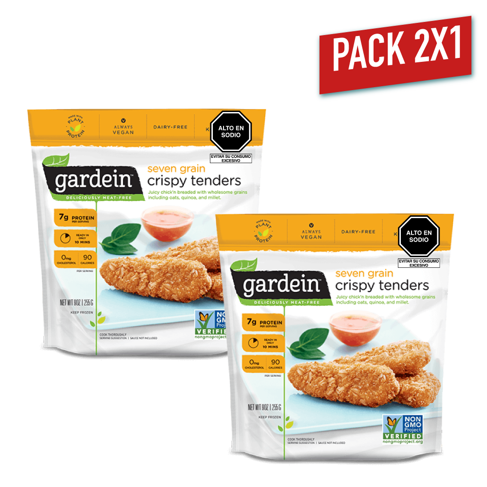 Pack 2x1 Gardein Seven Grain Crispy Tenders